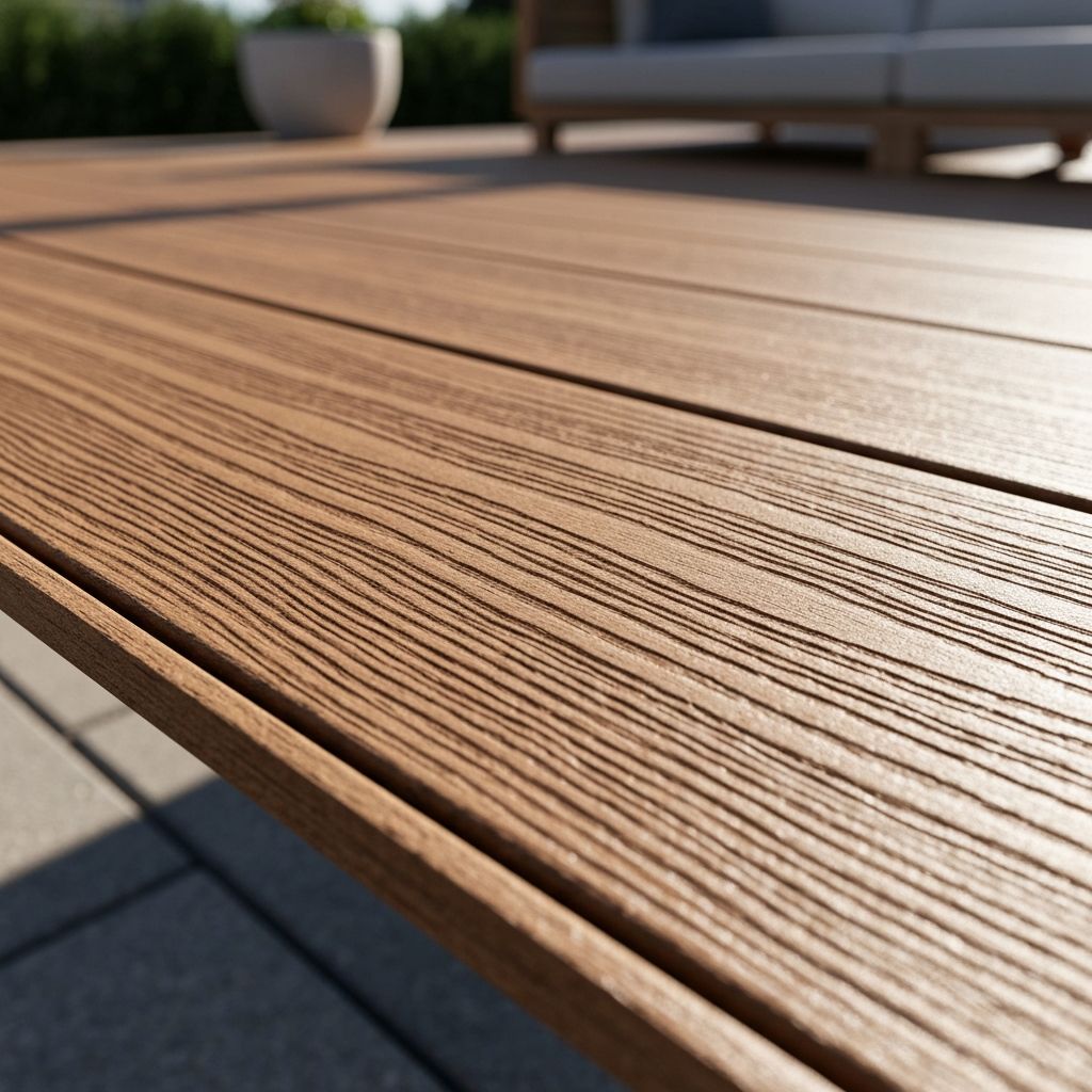 Deep embossed decking