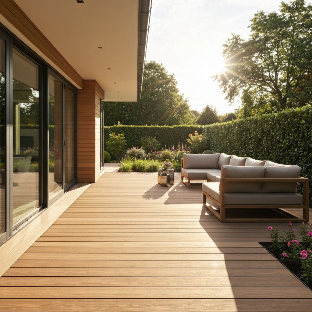 High-End Solid Co-extruded WPC (Natural Oak)