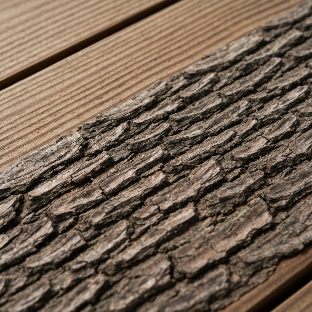 Elastomer Rough Bark Wood Texture