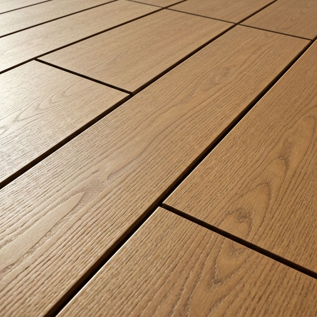 Round Hole Hollow Classic Oak Grain